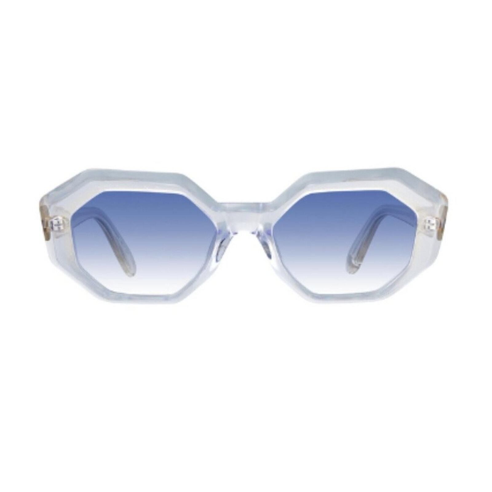Garrett Leight Clear Frame Hollywood Style Jacqueline Silverstone Sunglasses Nwt